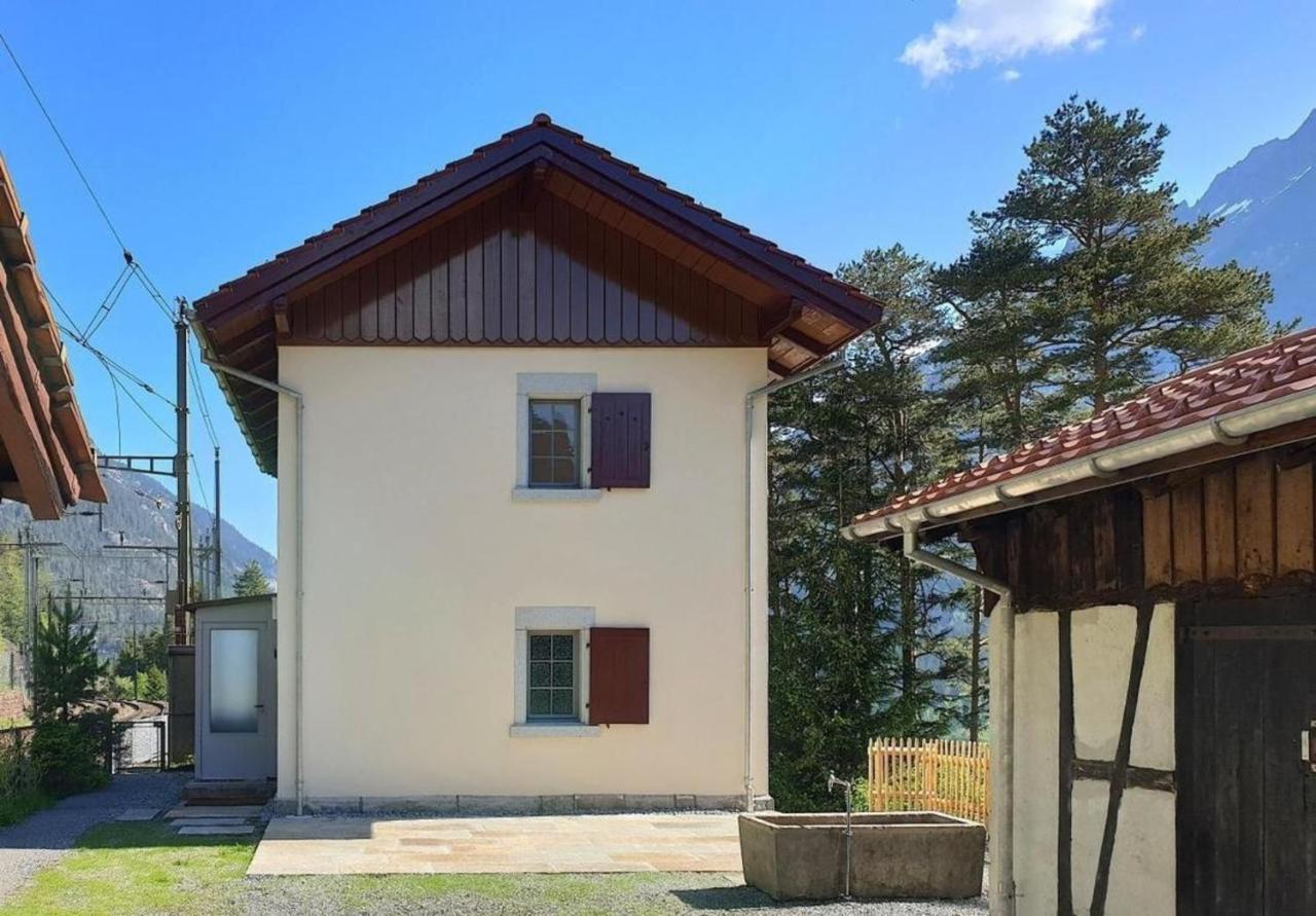 ヴァッセン Bahnwaerterhaus Eggwaldヴィラ エクステリア 写真